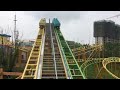 Roller Coaster Family Roller Coaster Racing Two Trains Roller Coaster Amusement Rides