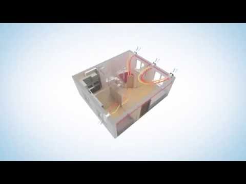 Video Eco ventilator cu schimbator de caldura R-50