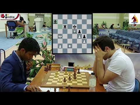 Bishop Sac for two pawns | Did it work? Aravindh Chithambaram vs Nikolas Theodorou | Dubai Open 2023