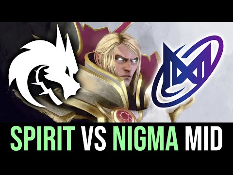 T.Spirit vs Nigma Invoker — Mid Battle