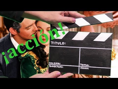 Cómo hacer una claqueta de cine casera con cartón. Ideas Día del padre