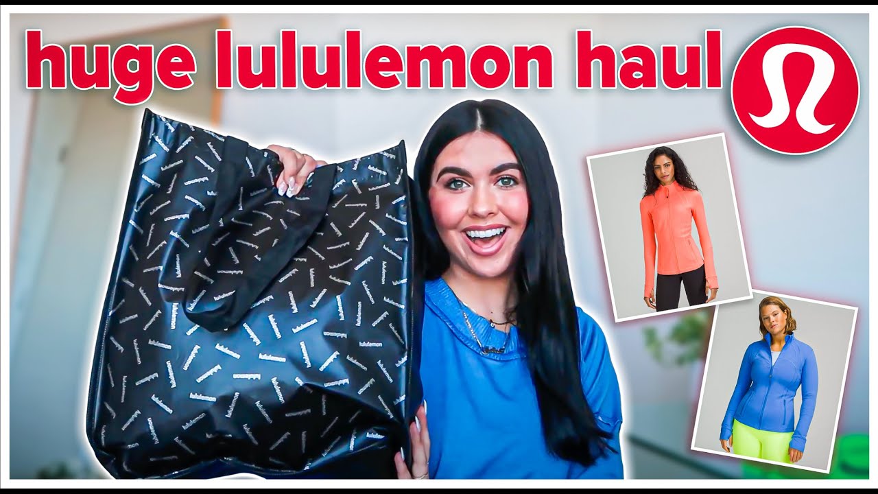 NEW AT LULULEMON! HUGE TRY ON HAUL! SPRING 2022