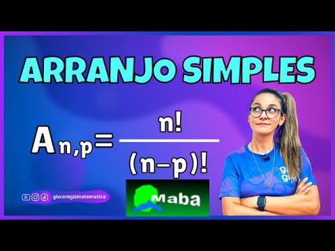 ARRANJO SIMPLES ANÁLISE COMBINATÓRIA Gis com Giz