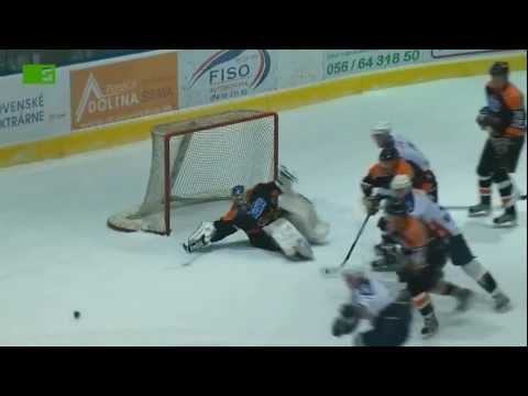 Highlights Hokej - HK Dukla Michalovce - HC 46 Bardejov play off 1.ligy, 3.zápas