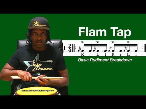 BASIC FOR DRUMMERS | Flam Tap Rudiment Breakdown