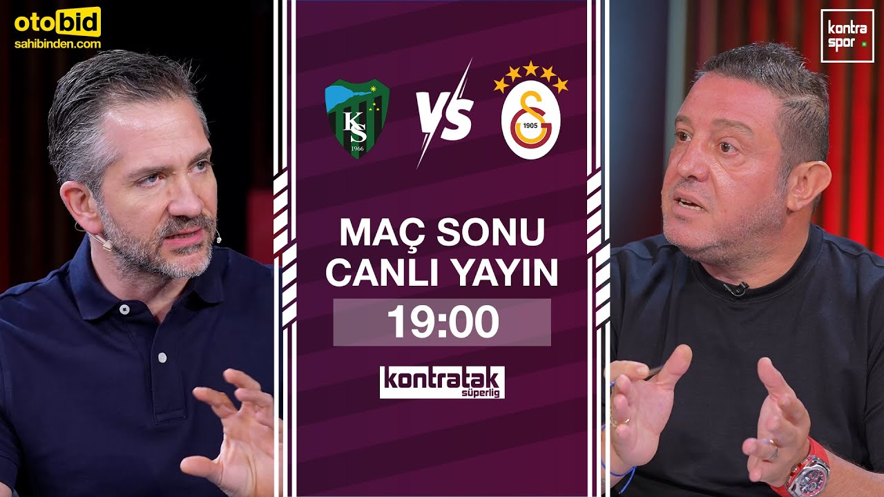 🔴 CANLI | Kocaelispor - Galatasaray Maç Sonu | Nihat Kahveci, Nebil Evren | Kontratak Süper Lig