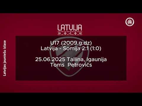 Latvia vs Finland | U17 | B2009 | Toms Petrovics