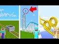 Minecraft EPIC ROLLER COASTER CHALLENGE 🎢 / Noob vs Pro vs God in Minecraft