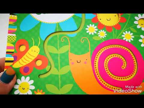 Baby's very first fingertrail play book garden - Usborne