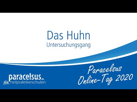 Das Huhn - Untersuchungsgang  • Paracelsus Online-Tag 2020 - Tierheilkunde