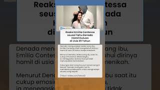 Reaksi Emilia Contessa saat Tahu Denada Hamil di Usia 20 Tahun Terungkap