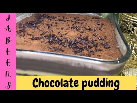 CHOCOLATE PUDDING | NO-BAKE PUDDING | EGGLESS PUDDING | 3-LAYER CHOCOLATE PUDDING