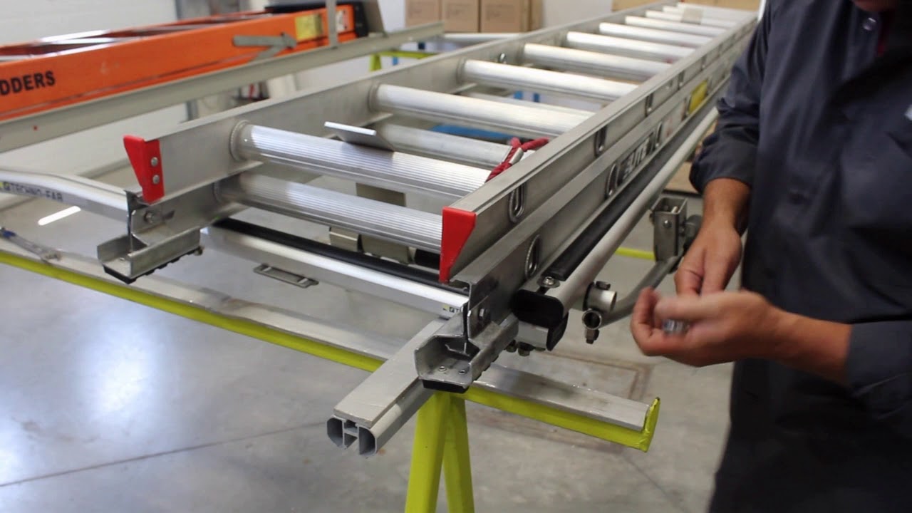  Adjusting the ladder and the handle TECHNO-WORK