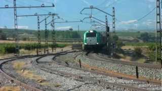 preview picture of video '335-012 Activa Rail Bilbao-Barcelona cerca de Cenicero (La Rioja)'