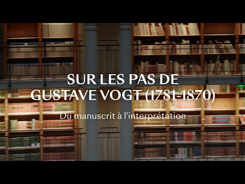 Projet de recherche : sur les pas de Gustave Vogt