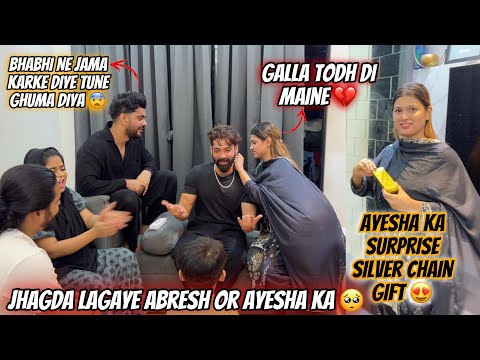 Ayesha Ne Surprise Ke Liye Galla Todh Di 🥺| Abresh Or Ayesha Mein laga Jhagda | Zeeshan & Abresh