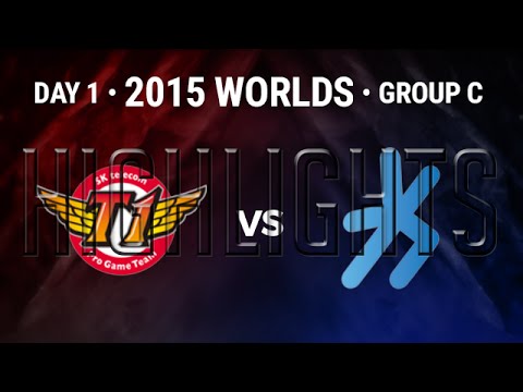 SKTelecom T1 vs H2K HIGHLIGHTS | S5 Worlds 2015 Group Stage Day 1 Game 3 | SKT vs H2K D1G3