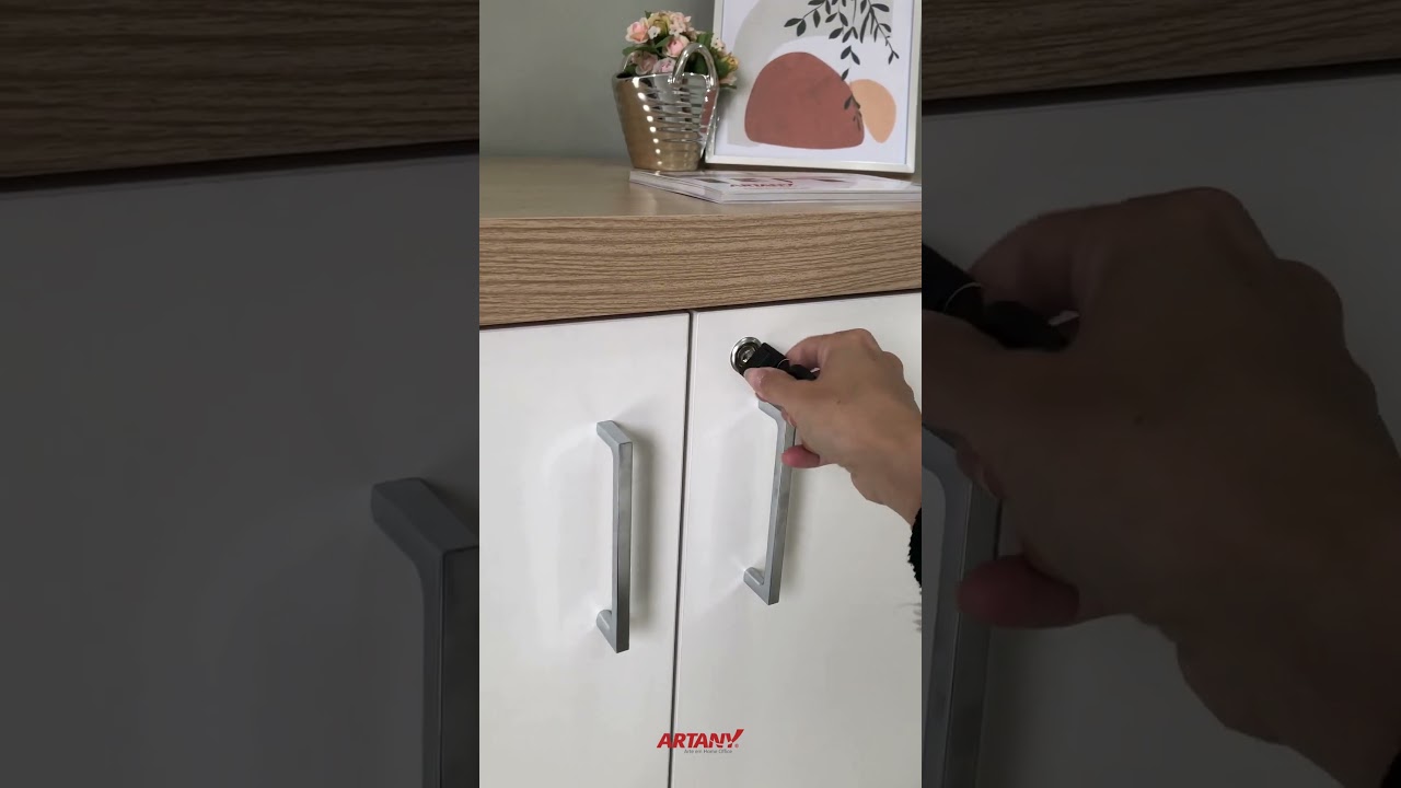 Thumbnail do vídeo - Balcao Tamburato 2 P - Carvalho/Branco