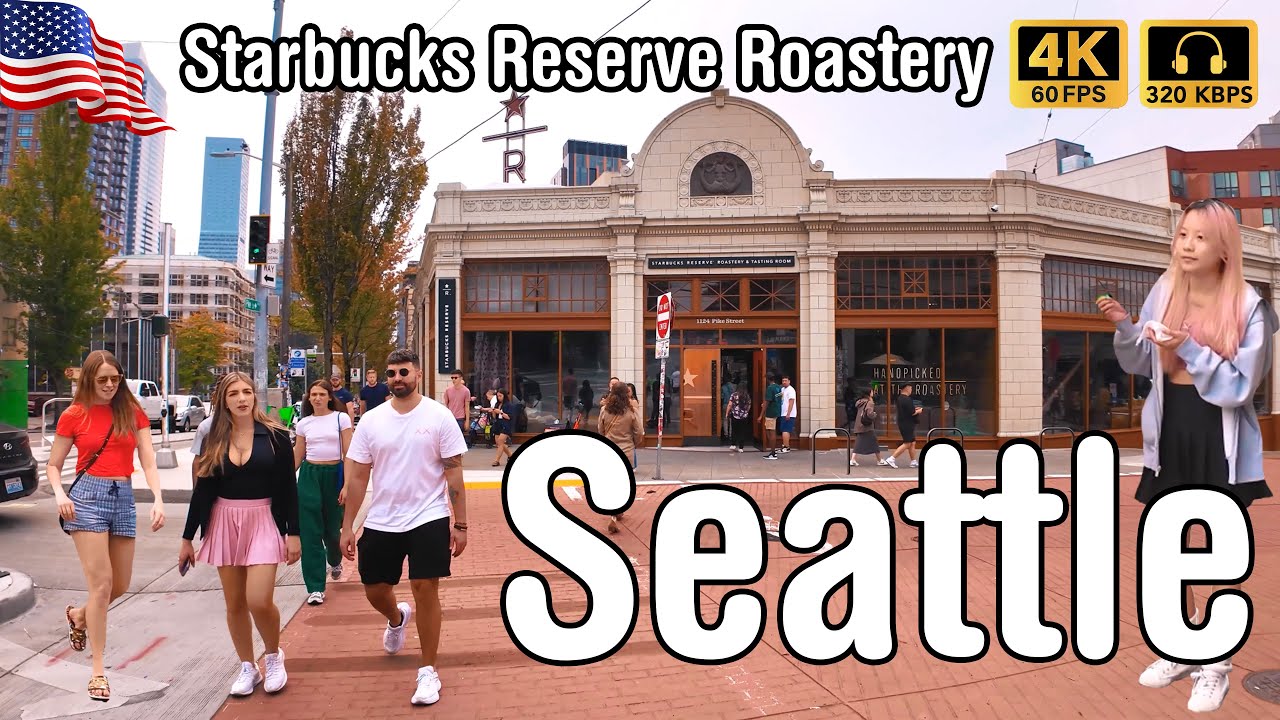 Immersive street-level walking tour through Seattle, WA, United States, showcasing authentic urban landscapes, local architecture, and the vibrant atmosphere of the city's neighborhoods