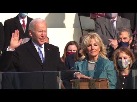 ジョー・バイデン、第46代大統領に就任 (Joe Biden sworn in as 46th U.S. president)