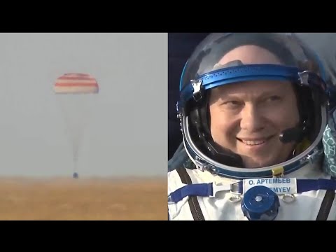Soyuz MS-21 landing