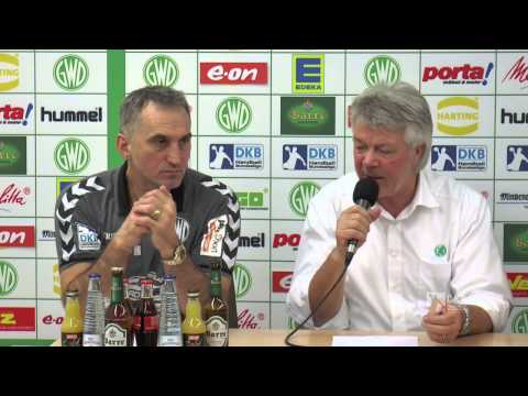 21.02.2015 GWD Minden - Bergischer HC // Pressekonferenz