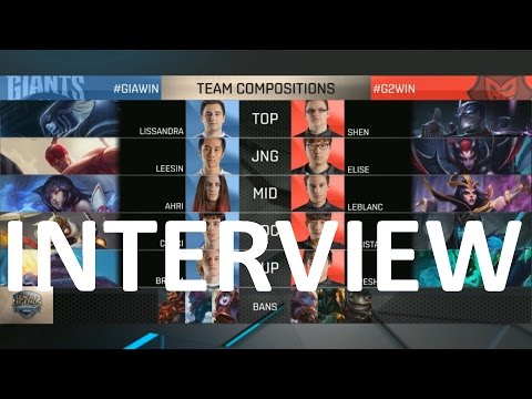 GIA vs G2 Post Game Interview