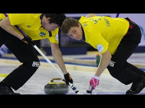 CURLING: AUT-SWE World Junior Chps 2014 - Men Draw 3