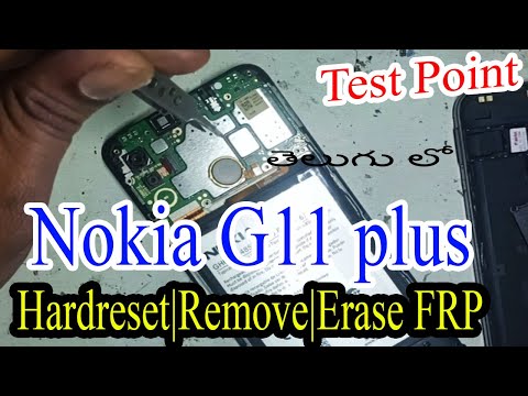 Nokia G11 plus TEST POINT / How To Hard Reset