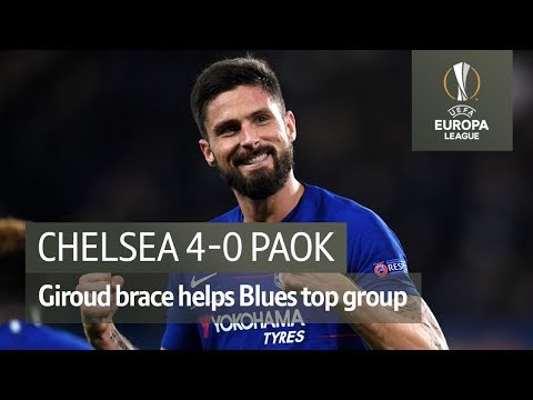 Chelsea 4-0 PAOK | Europa League