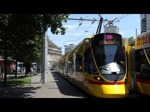 Tramlinie 11 Aesch Dorf (Stadler Tango) @ Aeschenplatz (Basel)