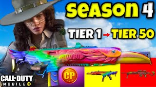 *NEW* SEASON 4 BATTLE PASS MAXED OUT in COD MOBILE 😍