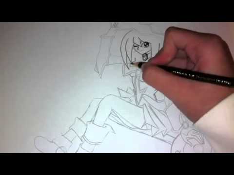 How to draw Dark magician girl(greek)
