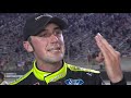 Austin Cindric reacts to last lap contact from AJ Allmendinge -Xfinity Series post-race reactions