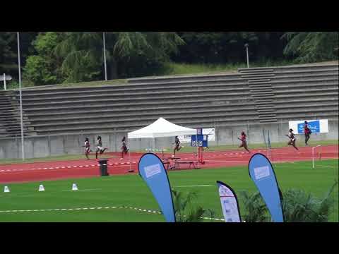 ROBIN Agathe en 25''27 (200m JUF FINALE A) - Champ. Rég. CADETS/JUNIORS, Bondoufle 7-8 Juillet 2018