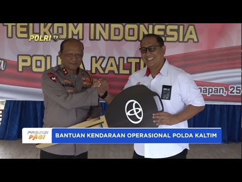 POLDA KALTIM TERIMA BANTUAN KENDARAAN OPERASIONAL