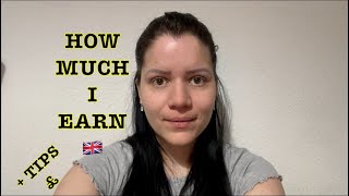 My monthly salary working as receptionist in London + Tips + Upsell + Hollidays ;)