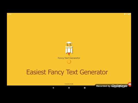Fancy Text Generator