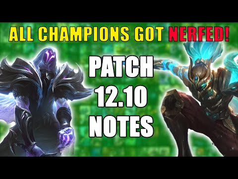 FULL Patch 12.10 Rundown - *BIGGEST* PATCH EVER