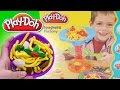 PLAY-DOH Spaghetti and Pasta Factory How to Make PlayDough Pasta Play Doh