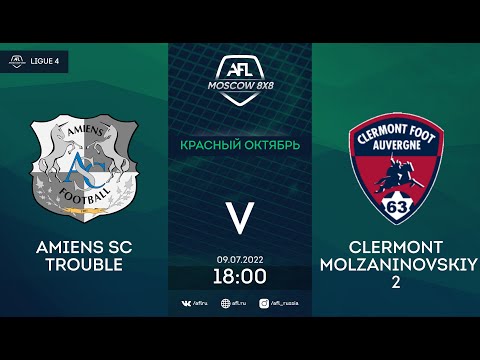 AFL22. France. Ligue 4.  Day 12. AMIENS SC Trouble - Clermont Molzaninovskiy 2