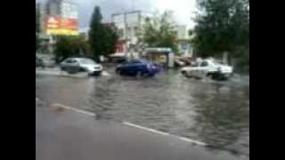 preview picture of video 'Последствия ливня в Электростали'