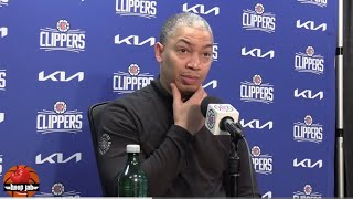 I Don't Overreact To Sh*t Ty Lue Reacts To The Clippers 110-93 Loss To The Hawks. HoopJab NBA