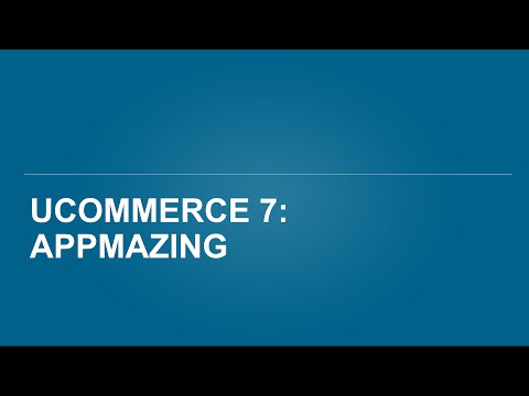 uCommerce 7: Apps Demo