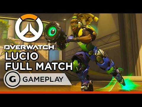 Lucio Full Match - Overwatch Gameplay