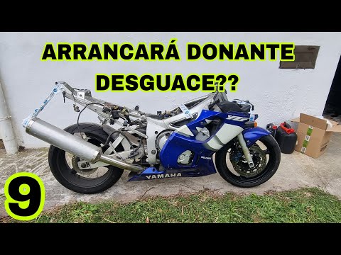 9 INTENTAR ARRANCAR MOTO YAMAHA R6 DONANTE ZOMBIE
