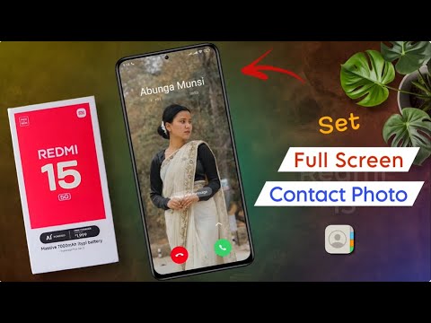 Redmi 15 5g Contact me Photo Kaise Lagaye | How to Set Photo in Contact Number Redmi 15
