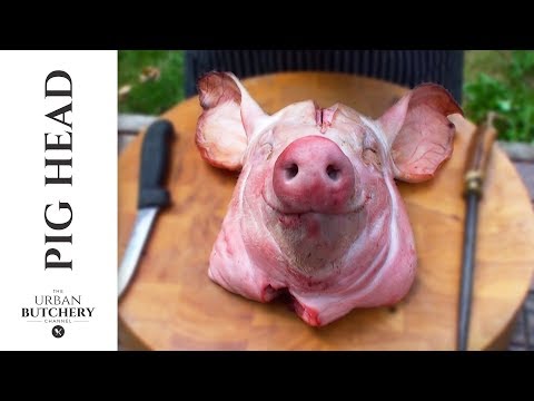 How to professionally debone a pig's head - Pig Butchery