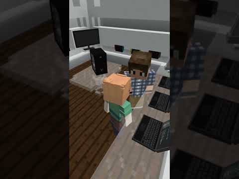 GUYS vs GIRLS - WHEN SOMETHING IS TOO EXPENSIVE |  MINECRAFT #SHORTS