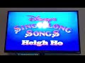Closing To Disney S Sing Along Songs Heigh Ho 1991 VHS